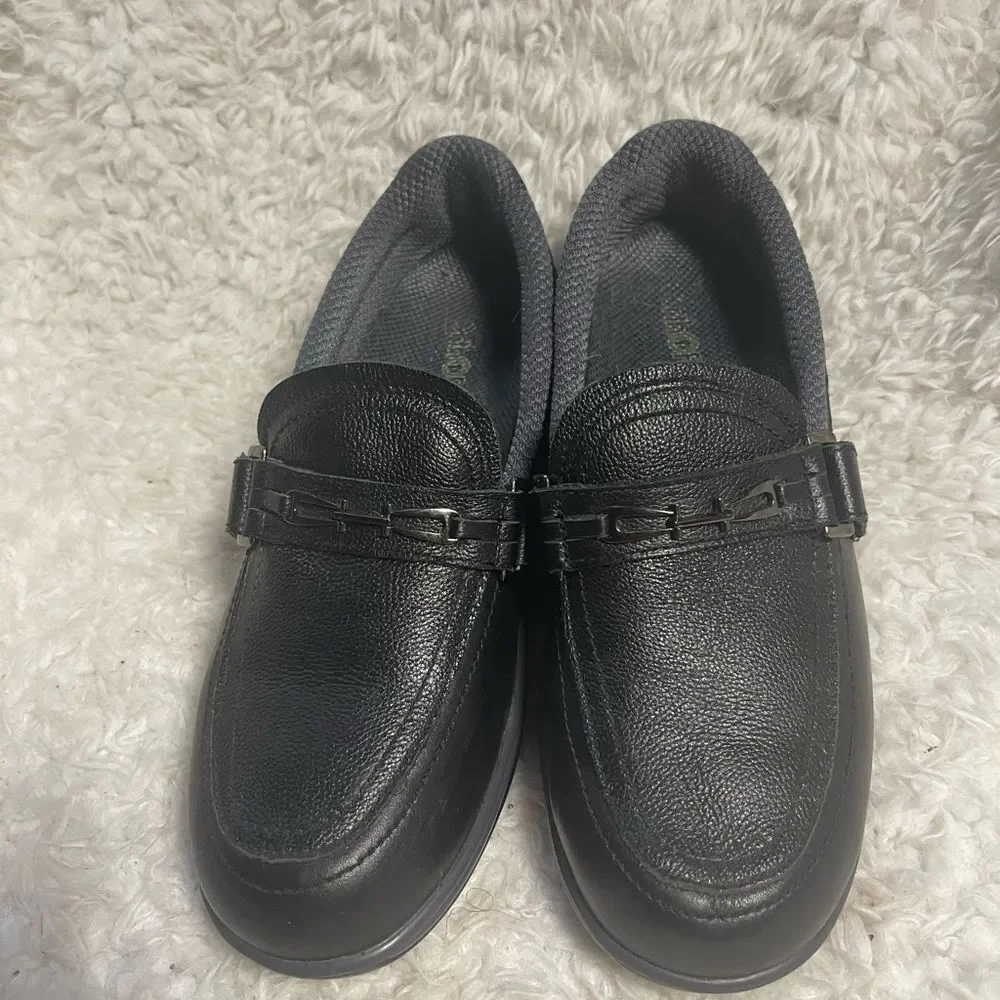 Ortho Feet Chelsea leather black Slip-On Shoes SZ8W